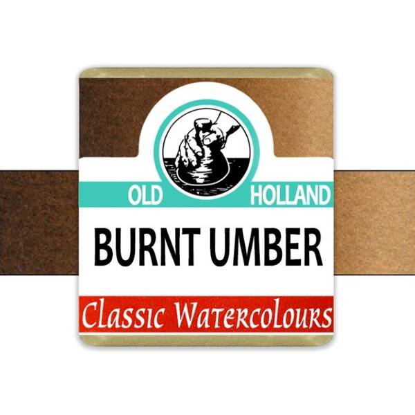 Old Holland Tablet Suluboya Seri 1 Burnt Umber - 2