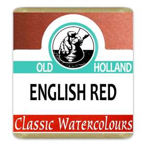 Old Holland Tablet Suluboya Seri 1 English Red - 1