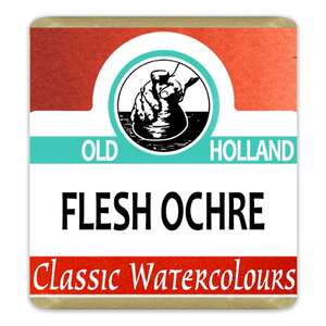 Old Holland Tablet Suluboya Seri 1 Flesh Ochre (Red Ochre) - Thumbnail