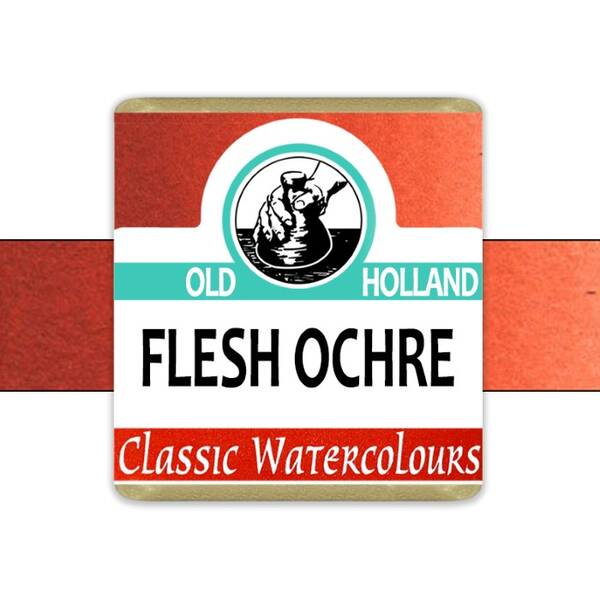 Old Holland Tablet Suluboya Seri 1 Flesh Ochre (Red Ochre) - 2