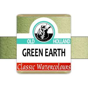 Old Holland Tablet Suluboya Seri 1 Green Earth - 2