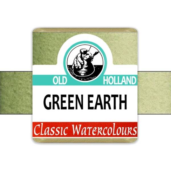 Old Holland Tablet Suluboya Seri 1 Green Earth - 2