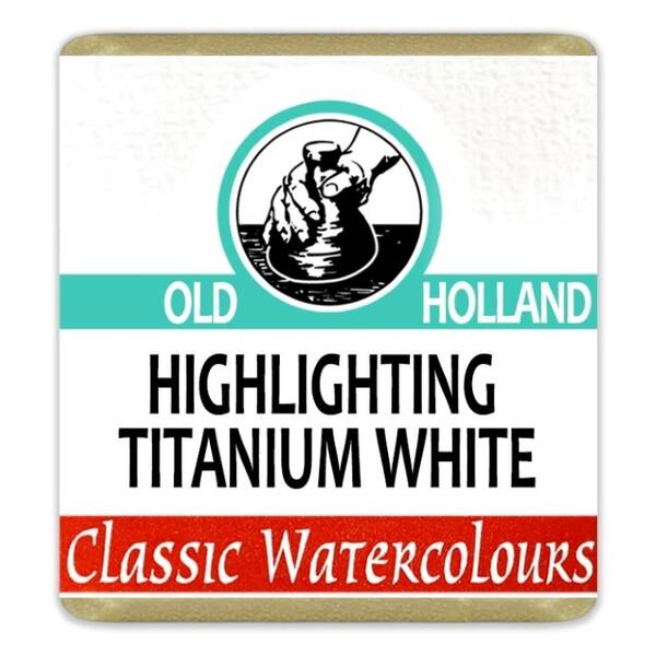 Old Holland Tablet Suluboya Seri 1 Highlighting Titanium White