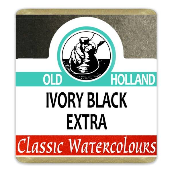 Old Holland Tablet Suluboya Seri 1 Ivory Black Extra - 1