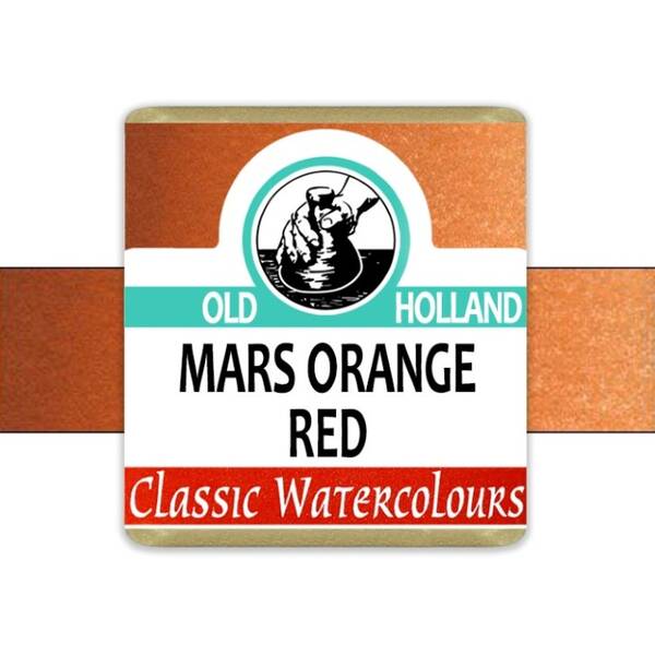 Old Holland Tablet Suluboya Seri 1 Mars Orange Red