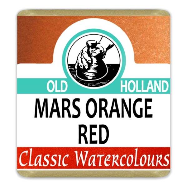 Old Holland Tablet Suluboya Seri 1 Mars Orange Red - 1