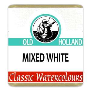 Old Holland Tablet Suluboya Seri 1 Mixed White - Thumbnail