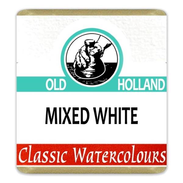 Old Holland Tablet Suluboya Seri 1 Mixed White - 1