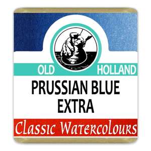 Old Holland - Old Holland Tablet Suluboya Seri 1 Parisian Prussian Blue Extra