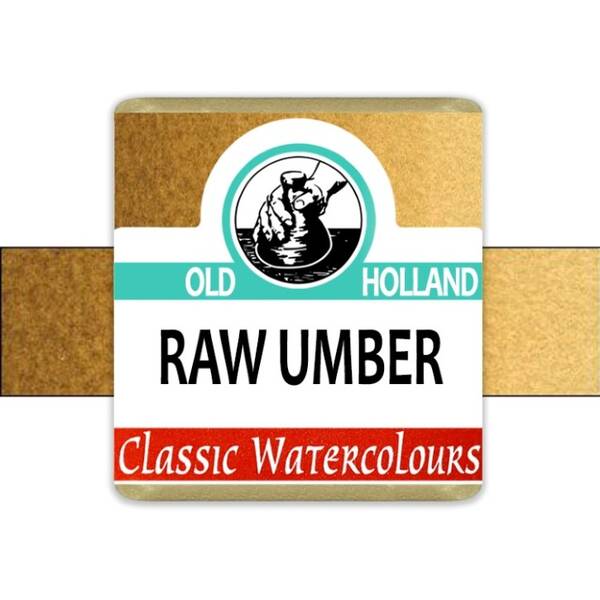 Old Holland Tablet Suluboya Seri 1 Raw Umber