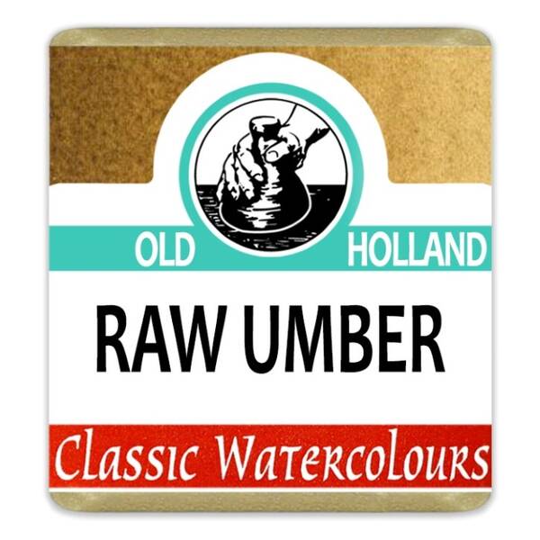 Old Holland Tablet Suluboya Seri 1 Raw Umber - 1