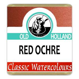 Old Holland Tablet Suluboya Seri 1 Red Ochre - Thumbnail