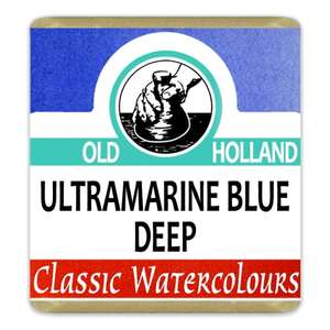 Old Holland - Old Holland Tablet Suluboya Seri 1 Ultramarine Blue Deep