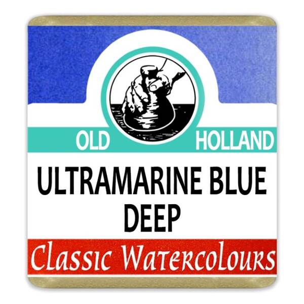 Old Holland Tablet Suluboya Seri 1 Ultramarine Blue Deep