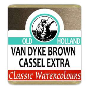 Old Holland - Old Holland Tablet Suluboya Seri 1 Van Dyck Brown (Cassel)
