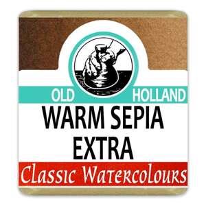 Old Holland Tablet Suluboya Seri 1 Warm Sepia Extra - 1