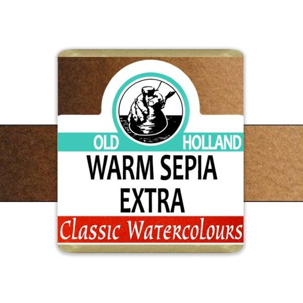 Old Holland Tablet Suluboya Seri 1 Warm Sepia Extra - 2