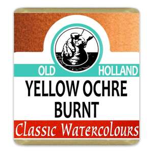 Old Holland - Old Holland Tablet Suluboya Seri 1 Yellow Ochre Burnt
