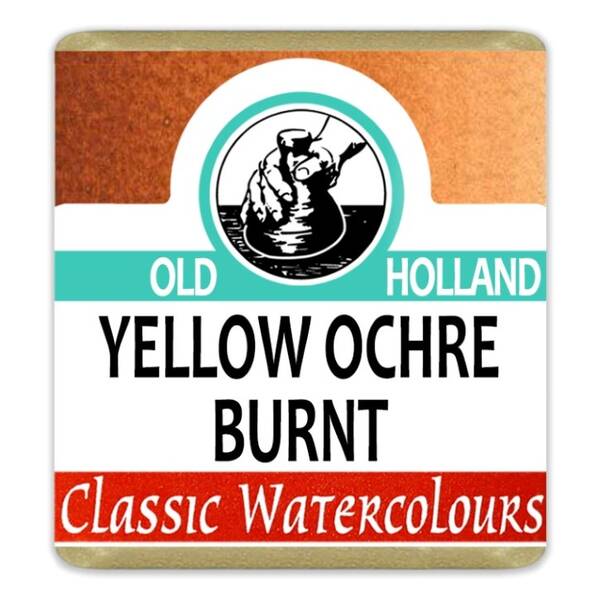 Old Holland Tablet Suluboya Seri 1 Yellow Ochre Burnt - 1