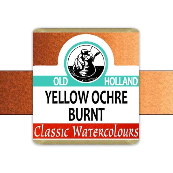 Old Holland Tablet Suluboya Seri 1 Yellow Ochre Burnt - 2