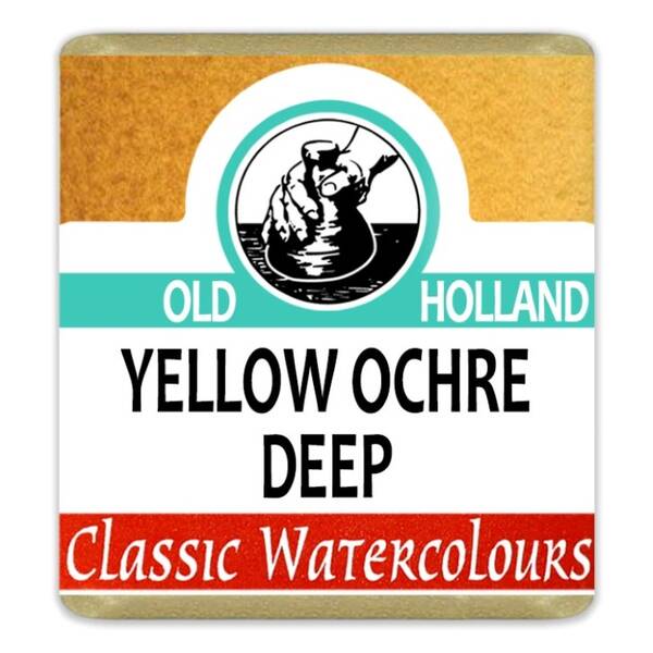 Old Holland Tablet Suluboya Seri 1 Yellow Ochre Deep - 1