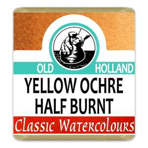 Old Holland Tablet Suluboya Seri 1 Yellow Ochre Half Burnt - 1