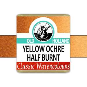 Old Holland Tablet Suluboya Seri 1 Yellow Ochre Half Burnt - 2