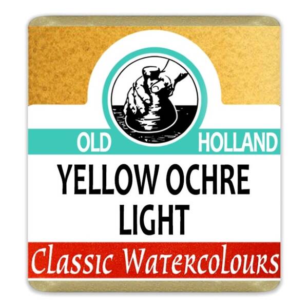 Old Holland Tablet Suluboya Seri 1 Yellow Ochre Light - 1
