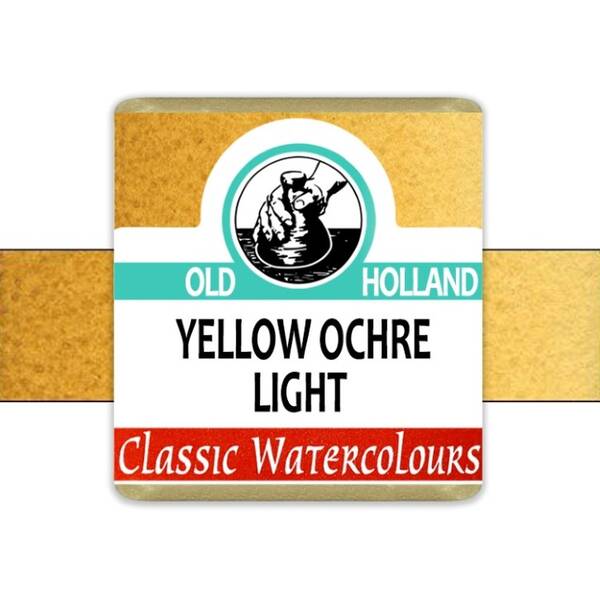 Old Holland Tablet Suluboya Seri 1 Yellow Ochre Light - 2