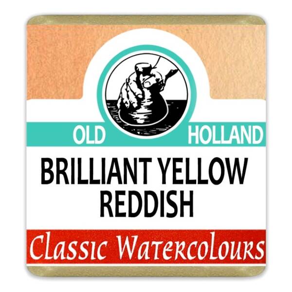 Old Holland Tablet Suluboya Seri 2 Brilliant Yellow Reddish - 1