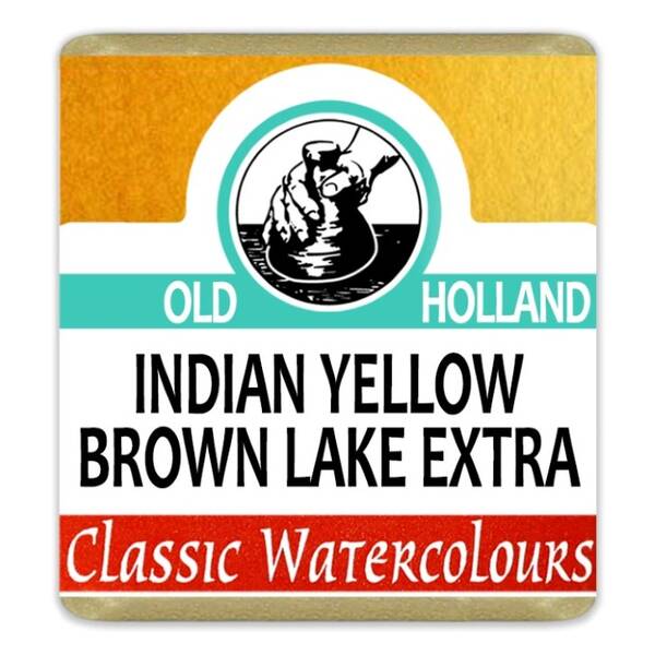 Old Holland Tablet Suluboya Seri 2 Indian Yellow Brown Lake Extra