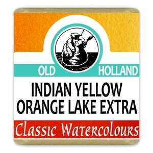 Old Holland Tablet Suluboya Seri 2 Indian Yellow Orange Lake Extra - 1