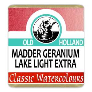 Old Holland Tablet Suluboya Seri 2 Madder Geranium Lake Light Extra - 1