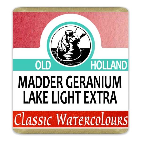Old Holland Tablet Suluboya Seri 2 Madder Geranium Lake Light Extra - 1