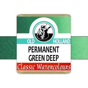 Old Holland Tablet Suluboya Seri 2 Permanent Green Deep - 2