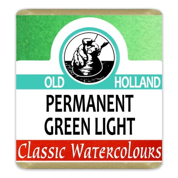 Old Holland Tablet Suluboya Seri 2 Permanent Green Light - 1