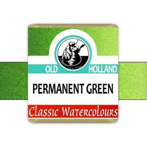 Old Holland Tablet Suluboya Seri 2 Permanent Green - 2