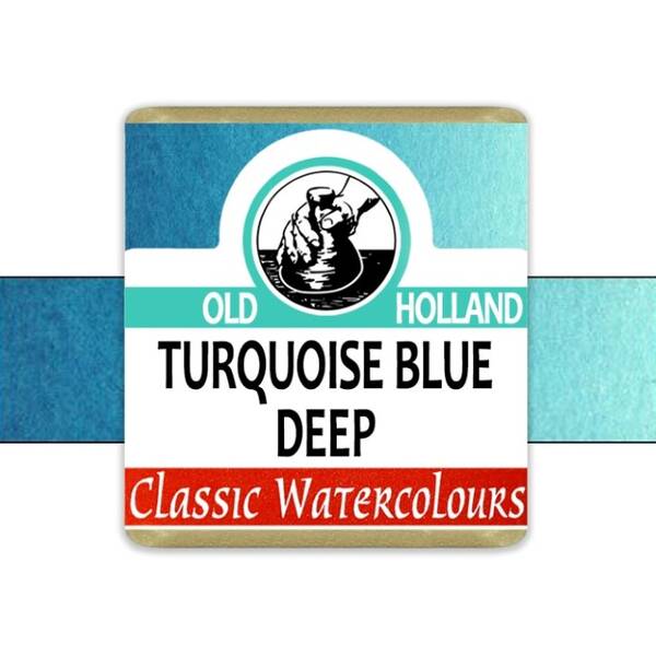 Old Holland Tablet Suluboya Seri 2 Turquoise Blue Deep - 2