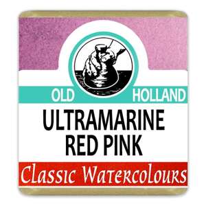 Old Holland - Old Holland Tablet Suluboya Seri 2 Ultramarine Red Pink