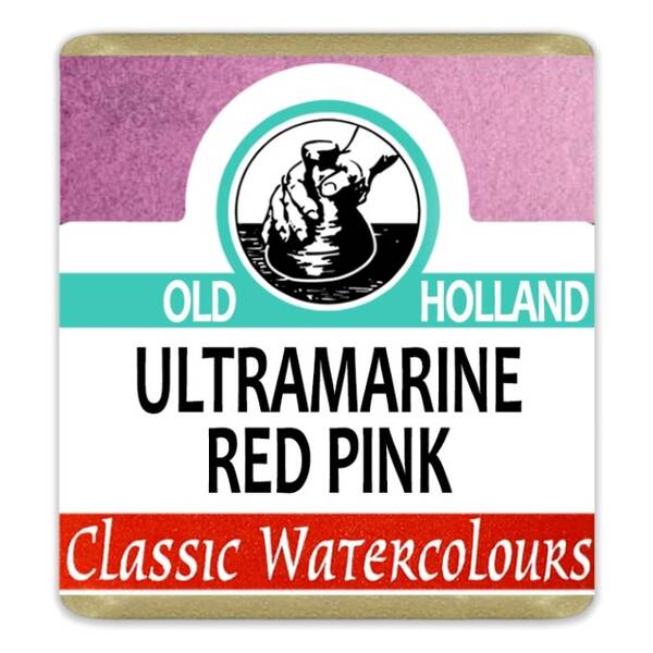 Old Holland Tablet Suluboya Seri 2 Ultramarine Red Pink