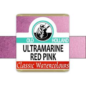 Old Holland Tablet Suluboya Seri 2 Ultramarine Red Pink - Thumbnail