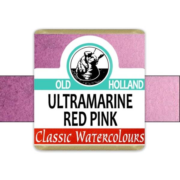 Old Holland Tablet Suluboya Seri 2 Ultramarine Red Pink
