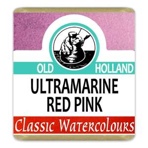 Old Holland Tablet Suluboya Seri 2 Ultramarine Red Pink - 1