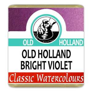 Old Holland Tablet Suluboya Seri 3 Bright Violet - Thumbnail