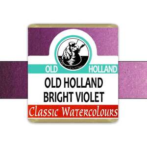 Old Holland Tablet Suluboya Seri 3 Bright Violet - Thumbnail