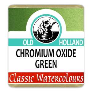 Old Holland - Old Holland Tablet Suluboya Seri 3 Chromium Oxide Green