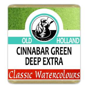 Old Holland - Old Holland Tablet Suluboya Seri 3 Cinnabar Green Deep Extra