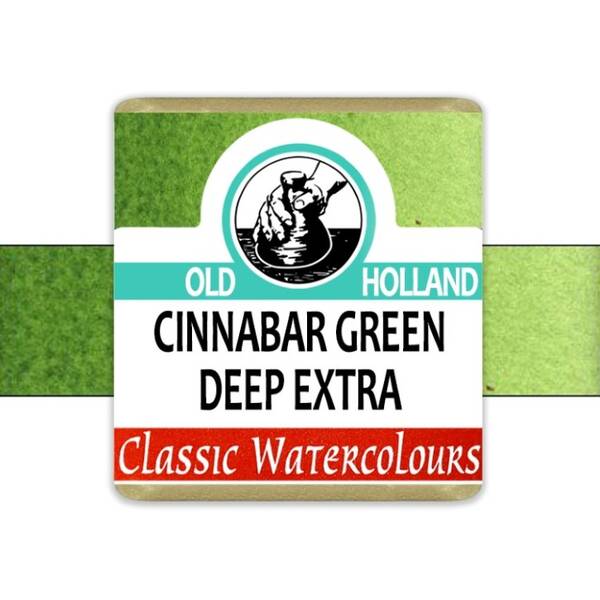 Old Holland Tablet Suluboya Seri 3 Cinnabar Green Deep Extra - 2