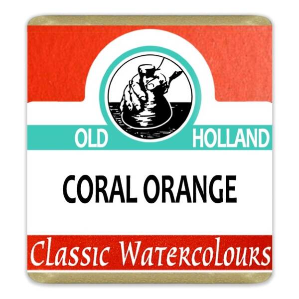 Old Holland Tablet Suluboya Seri 3 Coral Orange - 1