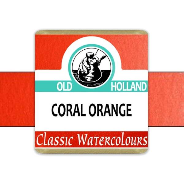 Old Holland Tablet Suluboya Seri 3 Coral Orange - 2